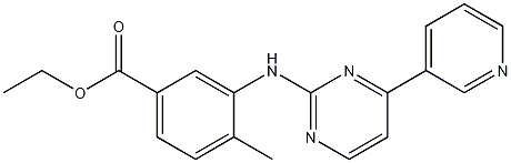 4-Methyl-3-[[4-(3-pyridinyl)-2-pyrimidinyl]amino]benzoic acid ethyl ester CAS#: 641569-97-3