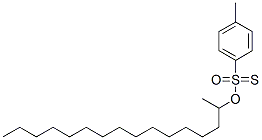 4-Methylbenzenesulfonothioic acid S-hexadecyl ester CAS#: 7559-54-8