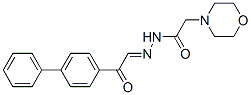 4-Morpholineacetic acid, (p-phenylphenacylidene)hydrazide CAS#: 7037-21-0