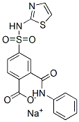 4-[N-(2-Thiazolyl)sulfamoyl]-2-(anilinocarbonyl)benzoic acid sodium salt CAS#: 63868-70-2