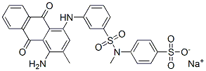 4-[N-[3-[(4-Amino-3-methyl-9,10-dihydro-9,10-dioxoanthracen-1-yl)amino]phenylsulfonyl]-N-methylamino]benzenesulfonic acid sodium salt CAS#: 6460-06-6