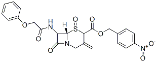 4-NITROBENZYL 3-METHYLENE-7-(PHENOXYACETAMIDO)CEPHAM-4-CARBOXYLATE 5-OXIDE CAS#: 63427-57-6