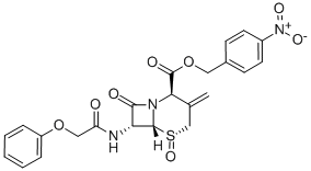 4-Nitrobenzyl [2R-(2alpha,5beta,6alpha,7beta)]-3-methylene-8-oxo-7-(phenoxyacetamido)-5-thia-1-azabicyclo[4.2.0]octane-2-carboxylate 5-oxide CAS#: 60771-27-9