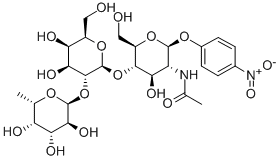 4-Nitrophenyl2-acetamido-2-deoxy-4-O-[2-O-(a-L-fucopyranosyl)-b-D-galactopyranosyl]-b-D-glucopyranoside CAS#: 177855-99-1