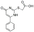 (4-OXO-6-PHENYL-1,4-DIHYDRO-PYRIMIDIN-2-YL-SULFANYL)-ACETIC ACID CAS#: 67466-26-6