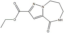 4-Oxo-5,6,7,8-tetrahydro-4H-1,5,8a-triaza-azulene-2-carboxylic acid ethyl ester CAS#: 604003-26-1