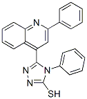 4-PHENYL-5-(2-PHENYLQUINOLIN-4-YL)-4H-1,2,4-TRIAZOLE-3-THIOL CAS#: 70059-80-2