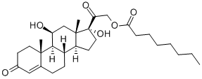 4-PREGNENE-11BETA,17ALPHA,21-TRIOL-3,20-DIONE 21-CAPRYLATE CAS#: 6678-14-4