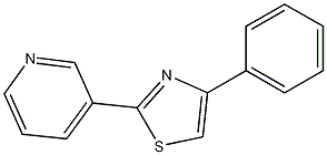 4-Phenyl-2-(3-pyridyl)thiazole, 97% CAS#: 70031-86-6