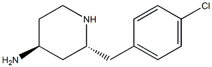 4-PiperidinaMine, 2-[(4-chlorophenyl)Methyl]-, (2R-trans)- (9CI) CAS#: 177707-18-5
