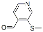 4-Pyridinecarboxaldehyde, 3-(methylthio)- (9CI) CAS#: 650628-88-9