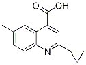 4-Quinolinecarboxylicacid,2-cyclopropyl-6-methyl-(9CI) CAS#: 588681-43-0