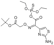 4-THIAZOLEACETIC ACID, 2-AMINO-ALPHA-[[2-(1,1-DIMETHYLETHOXY)-2-OXOETHOXY]IMINO]-, ANHYDRIDE WITH O,O-DIETHYL HYDROGEN PHOSPHOROTHIOATE CAS#: 524925-11-9