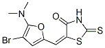 4-Thiazolidinone,  5-[[4-bromo-5-(dimethylamino)-2-furanyl]methylene]-2-thioxo- CAS#: 625397-06-0