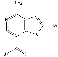 4-aMino-2-broMo-thieno[3,2-c]pyridine-7-carboxylic acid aMide CAS#: 690635-45-1