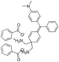[4-[alpha-[4-(dimethylamino)phenyl]benzylidene]cyclohexa-2,5-dien-1-ylidene]dimethylammonium benzoate CAS#: 68527-61-7