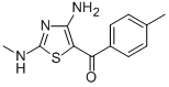 [4-amino-2-(methylamino)-1,3-thiazol-5-yl](4-methylphenyl)methanone CAS#: 674805-68-6