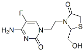 4-amino-5-fluoro-1-[2-[2-(hydroxymethyl)-4-oxo-thiazolidin-3-yl]ethyl] pyrimidin-2-one CAS#: 181507-37-9
