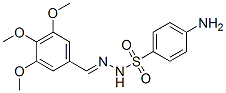 4-amino-N-[(3,4,5-trimethoxyphenyl)methylideneamino]benzenesulfonamide CAS#: 6936-64-7