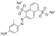 [(4-amino-o-tolyl)azo]naphthalene-1,5-disulphonic acid, sodium salt CAS#: 68400-80-6