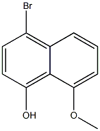 4-broMo-8-Methoxynaphthalen-1-ol CAS#: 184221-86-1