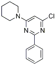 4-chloro-2-phenyl-6-piperidinopyrimidine CAS#: 574708-35-3