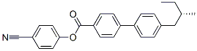 4-cyanophenyl (S)-4'-(2-methylbutyl)[1,1'-biphenyl]-4-carboxylate CAS#: 62614-51-1