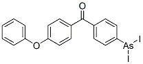 (4-diiodoarsanylphenyl)-(4-phenoxyphenyl)methanone CAS#: 7356-67-4