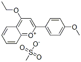 4-ethoxy-2-(4-methoxyphenyl)-1-benzopyrylium methylsulphonate CAS#: 66142-20-9