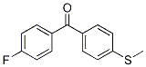 (4-fluorophenyl)(4-(methylthio)phenyl)methanone CAS#: 724-88-9