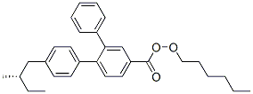 4-(hexyloxy)phenyl (S)-4'-(2-methylbutyl)[1,1'-biphenyl]-4-carboxylate CAS#: 62614-61-3