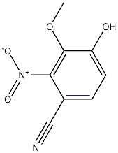 4-hydroxy-3-methoxy-2-nitrobenzonitrile CAS#: 677335-32-9