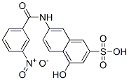 4-hydroxy-7-[(3-nitrobenzoyl)amino]naphthalene-2-sulphonic acid CAS#: 68214-00-6