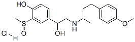 4-hydroxy-alpha-[[[3-(4-methoxyphenyl)-1-methylpropyl]amino]methyl]-3-(methylsulphinyl)benzyl alcohol hydrochloride CAS#: 63251-39-8