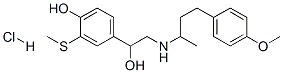 4-hydroxy-alpha-[[[3-(4-methoxyphenyl)-1-methylpropyl]amino]methyl]-3-(methylthio)benzyl alcohol hydrochloride CAS#: 66264-96-8