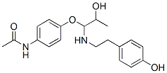 4-hydroxyphenethylamino-3-(4-acetamido)phenoxypropan-2-ol CAS#: 70579-93-0