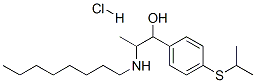 4-[isopropylthio]-alpha-[1-(octylamino)ethyl]benzyl alcohol hydrochloride CAS#: 60175-02-2