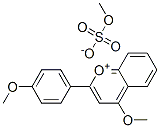 4-methoxy-2-(4-methoxyphenyl)-1-benzopyrylium methyl sulphate CAS#: 66142-21-0