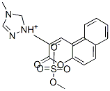 4-methyl-1-(3-oxo-3H-naphtho[2,1-b]pyran-2-yl)-1H-1,2,4-triazolium methyl sulphate CAS#: 67883-54-9