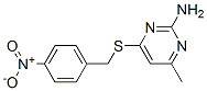 4-methyl-6-[(4-nitrophenyl)methylsulfanyl]pyrimidin-2-amine CAS#: 6308-31-2