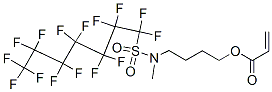 4-[methyl[(pentadecafluoroheptyl)sulphonyl]amino]butyl acrylate CAS#: 68227-97-4