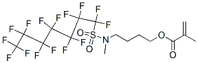 4-[methyl[(pentadecafluoroheptyl)sulphonyl]amino]butyl methacrylate CAS#: 67906-38-1