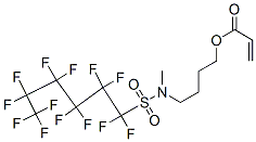 4-[methyl[(tridecafluorohexyl)sulphonyl]amino]butyl acrylate CAS#: 68227-98-5