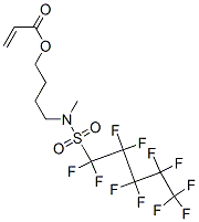 4-[methyl[(undecafluoropentyl)sulphonyl]amino]butyl acrylate CAS#: 68227-99-6