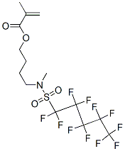 4-[methyl[(undecafluoropentyl)sulphonyl]amino]butyl methacrylate CAS#: 67906-40-5