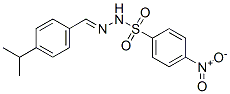4-nitro-N-[(4-propan-2-ylphenyl)methylideneamino]benzenesulfonamide CAS#: 6949-48-0