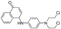 4-[p-Bis(2-chloroethyl)aminophenyl]amino-1(4H)-naphthalenone CAS#: 63979-13-5