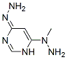 4(1H)-Pyrimidinone,  6-(1-methylhydrazino)-,  hydrazone  (9CI) CAS#: 663909-90-8