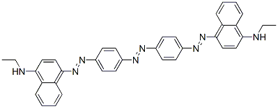 4,4'-[Azobis(4,1-phenyleneazo)]bis[N-ethyl-1-naphthalenamine] CAS#: 69293-82-9
