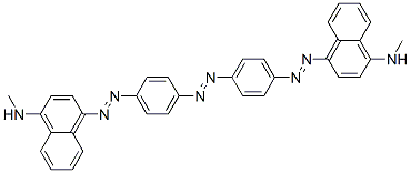 4,4'-[Azobis(4,1-phenyleneazo)]bis[N-methyl-1-naphthalenamine] CAS#: 69293-81-8